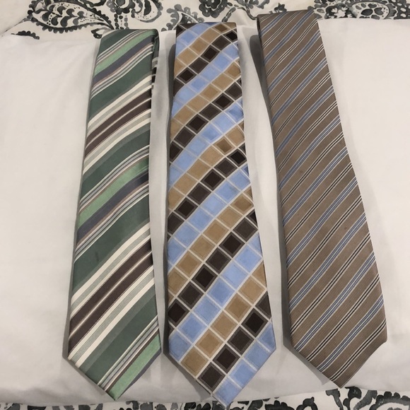 Kenneth Cole Reaction Other - 3 ties: 2 from Kenneth Cole Reaction & 1 from Alexander Julian